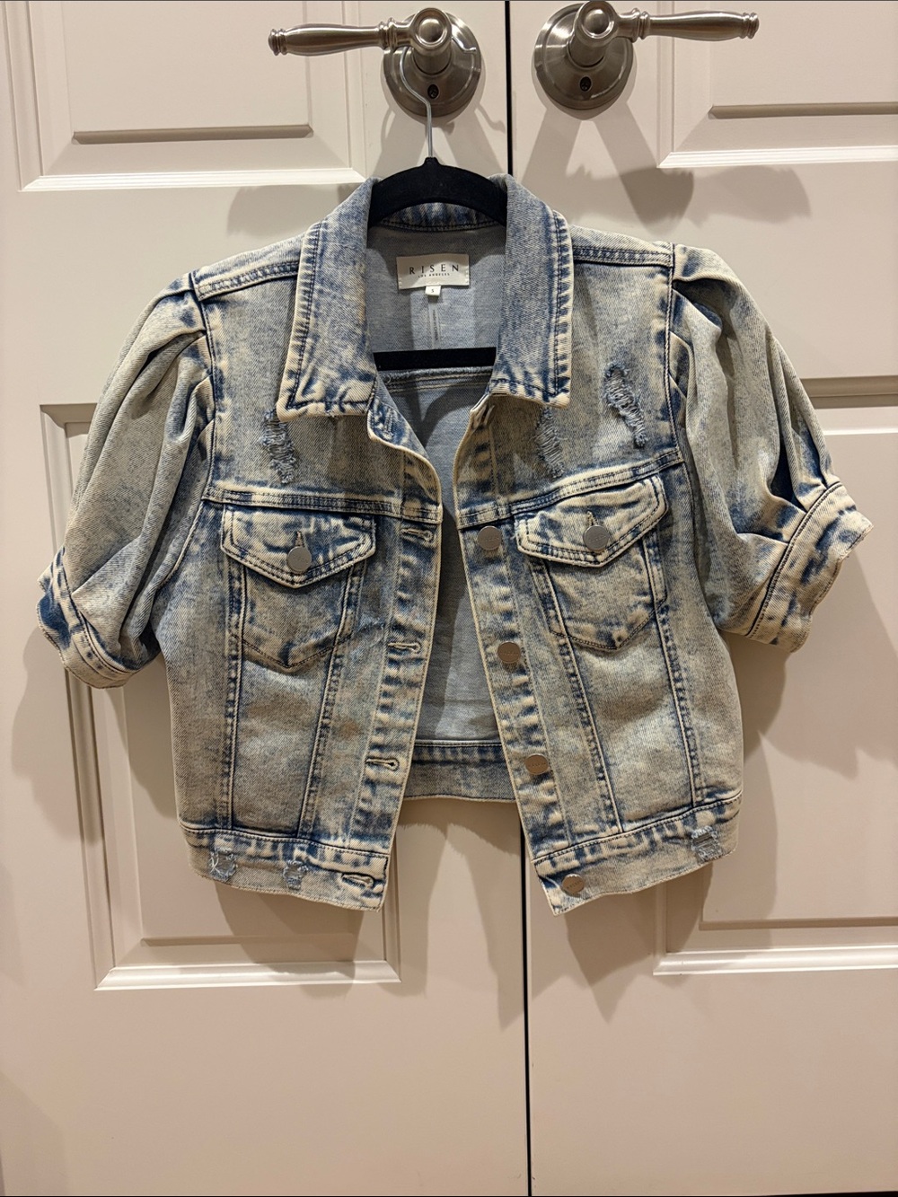 Women’s Short Sleeve Denim Jacket